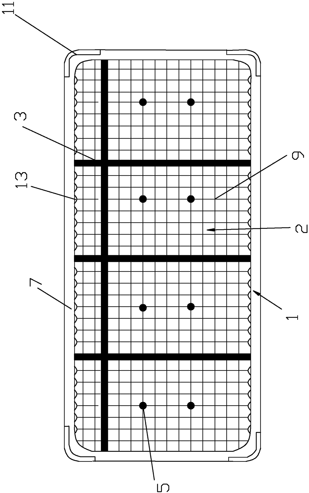 Simple and convenient checker cocooning frame tool for industrial production and cultivation method thereof