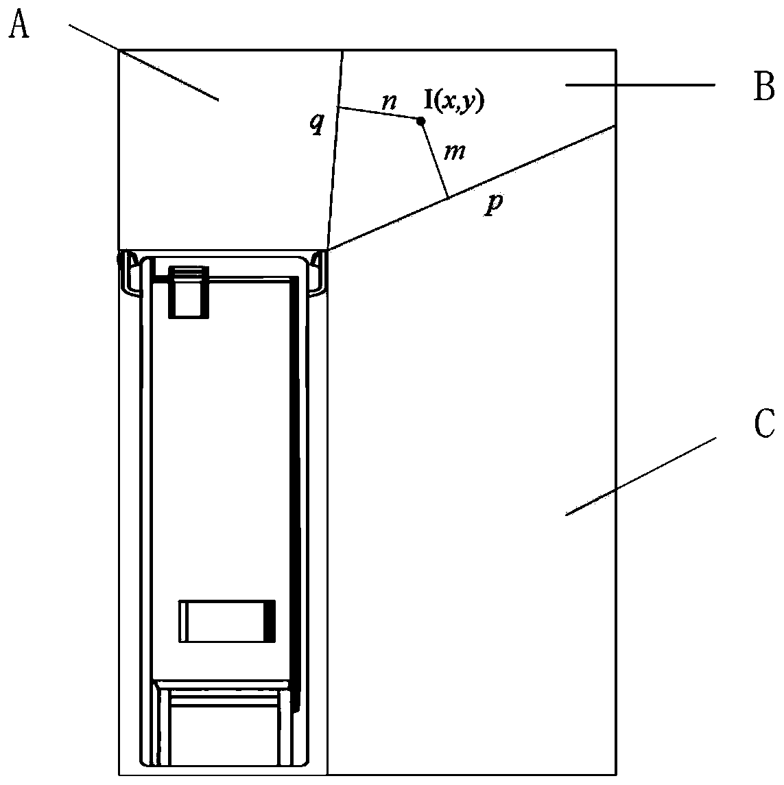 Indicating method, device and equipment for vehicle visual blind area and storage medium