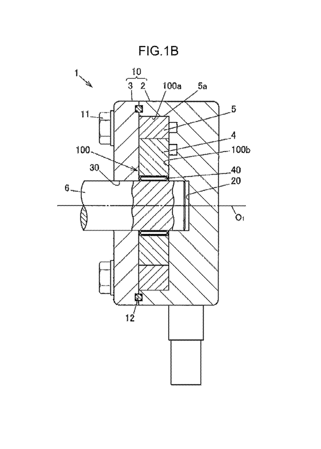 Oil pump having extension portions that reduce the effect of #the collapse of bubbles in the oil