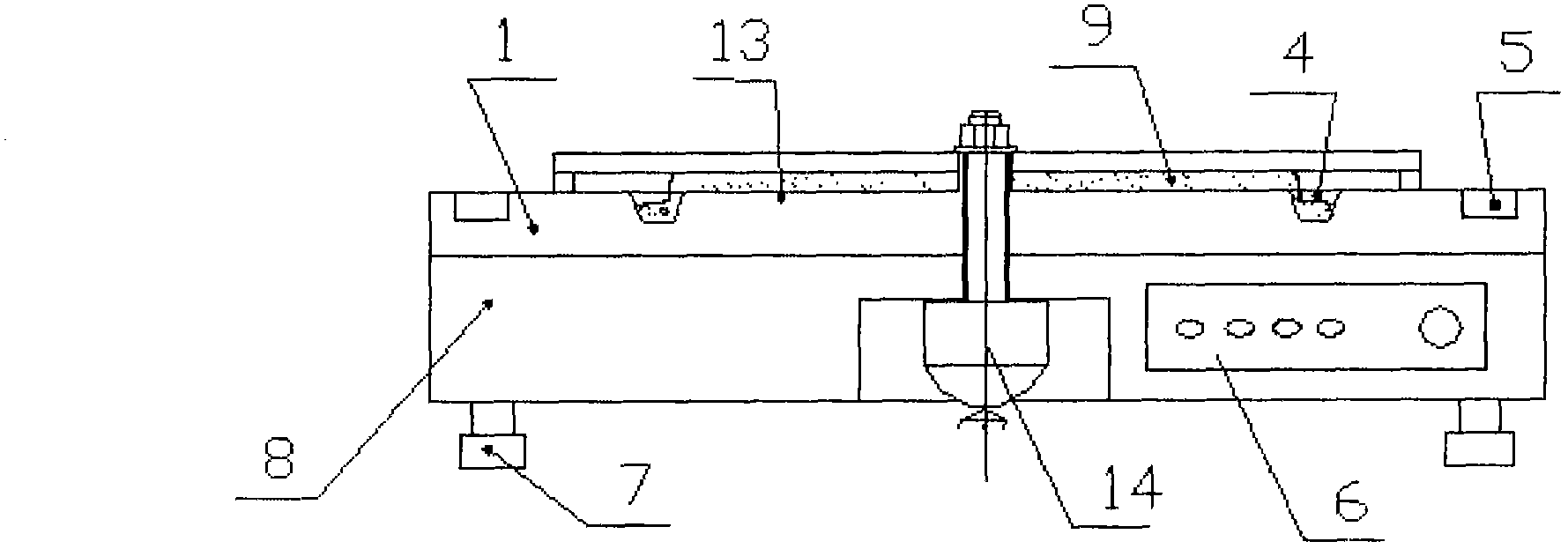 Device for preparing spinning size film and preparation method of spinning size film