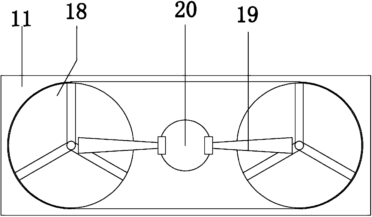 Sewage collecting tank with automatic pumping drainage starting and stopping function