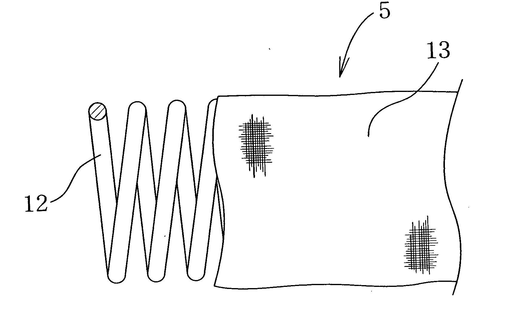 Drainpipe for water-dischargeable pavement and water-dischargeable pavement body