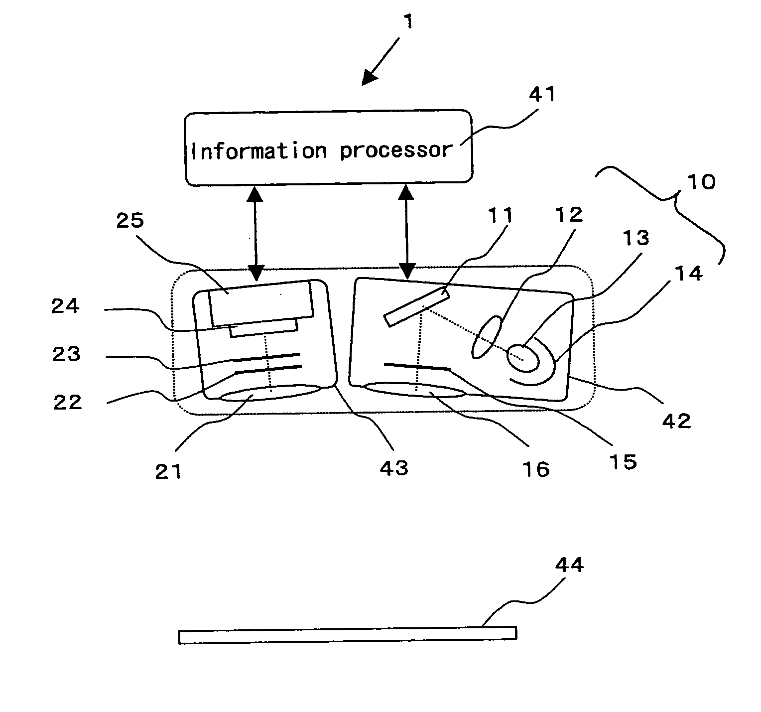 Fluorescence detecting apparatus