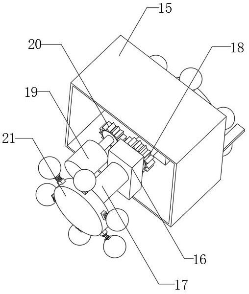 Energy-saving and environment-friendly rail transit rapid cleaning device