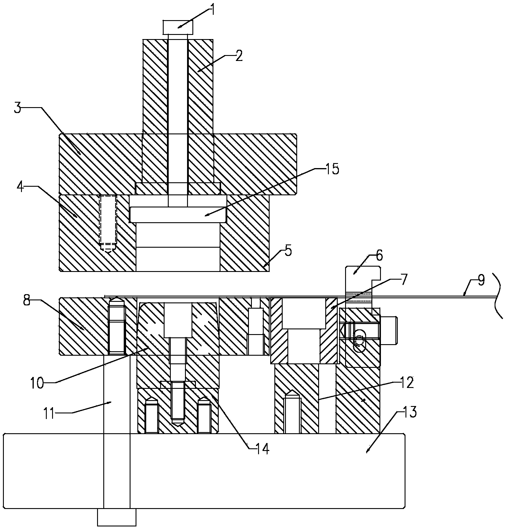 Cutting and drawing process of basin frame