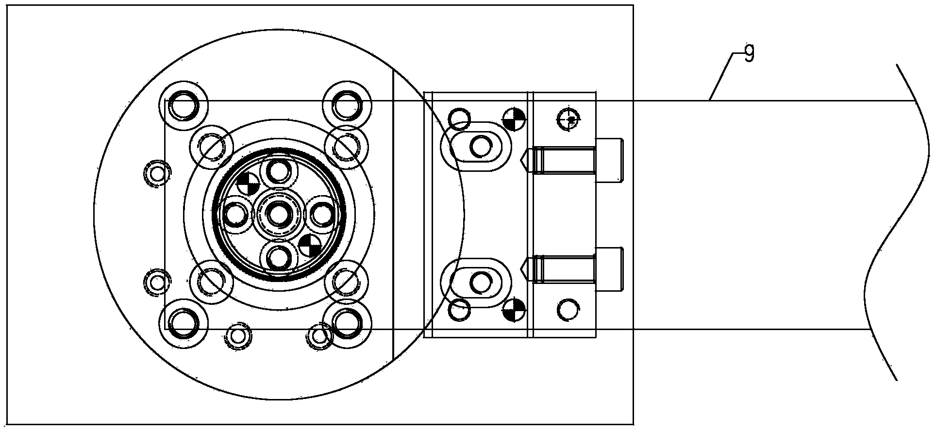 Cutting and drawing process of basin frame