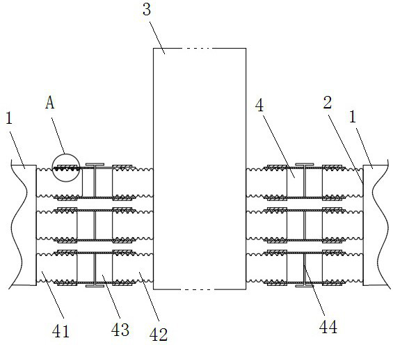 Method for maintaining inspection well without cutting off water