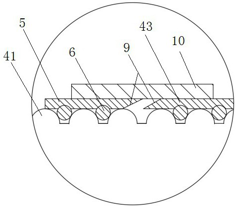 Method for maintaining inspection well without cutting off water