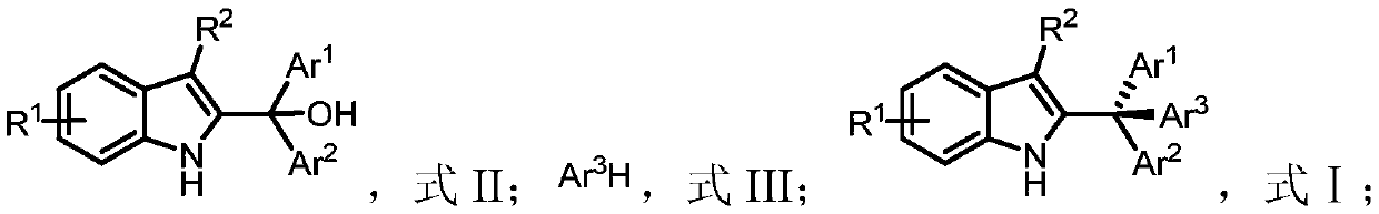 Preparation method of anti-tumor indole compound, indole compound and application