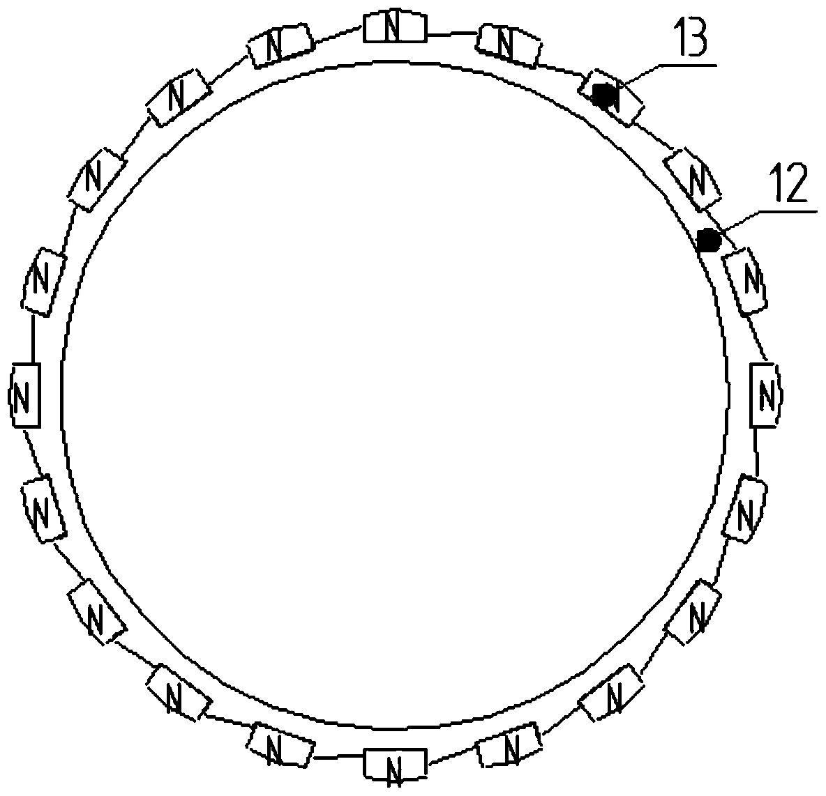 A rotary linear permanent magnet motor