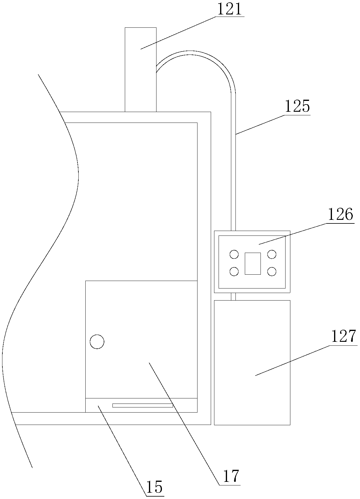 Integrated device for cutting and flattening packaging paper