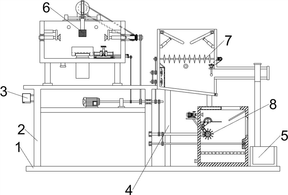 Patina separation-type agilawood treatment device