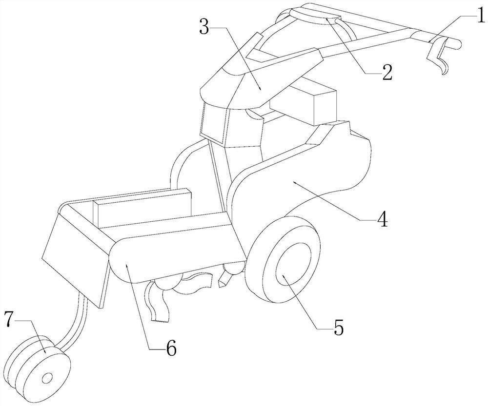 Soil covering machine based on modern agricultural technology