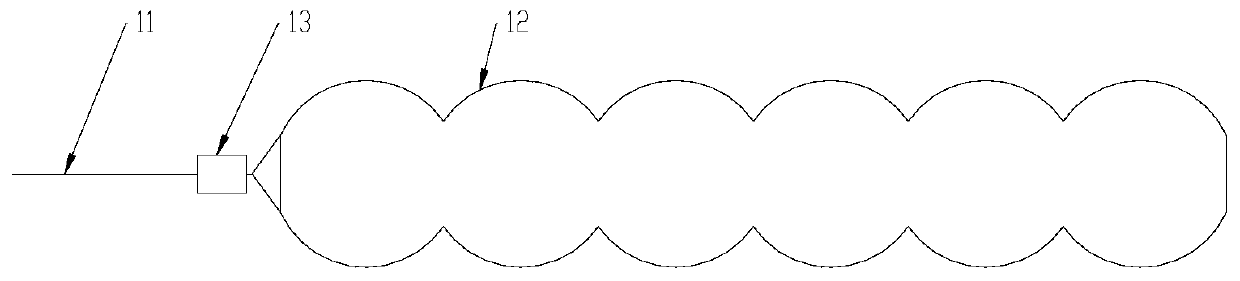 Thrombectomy screen frame and thrombectomy device