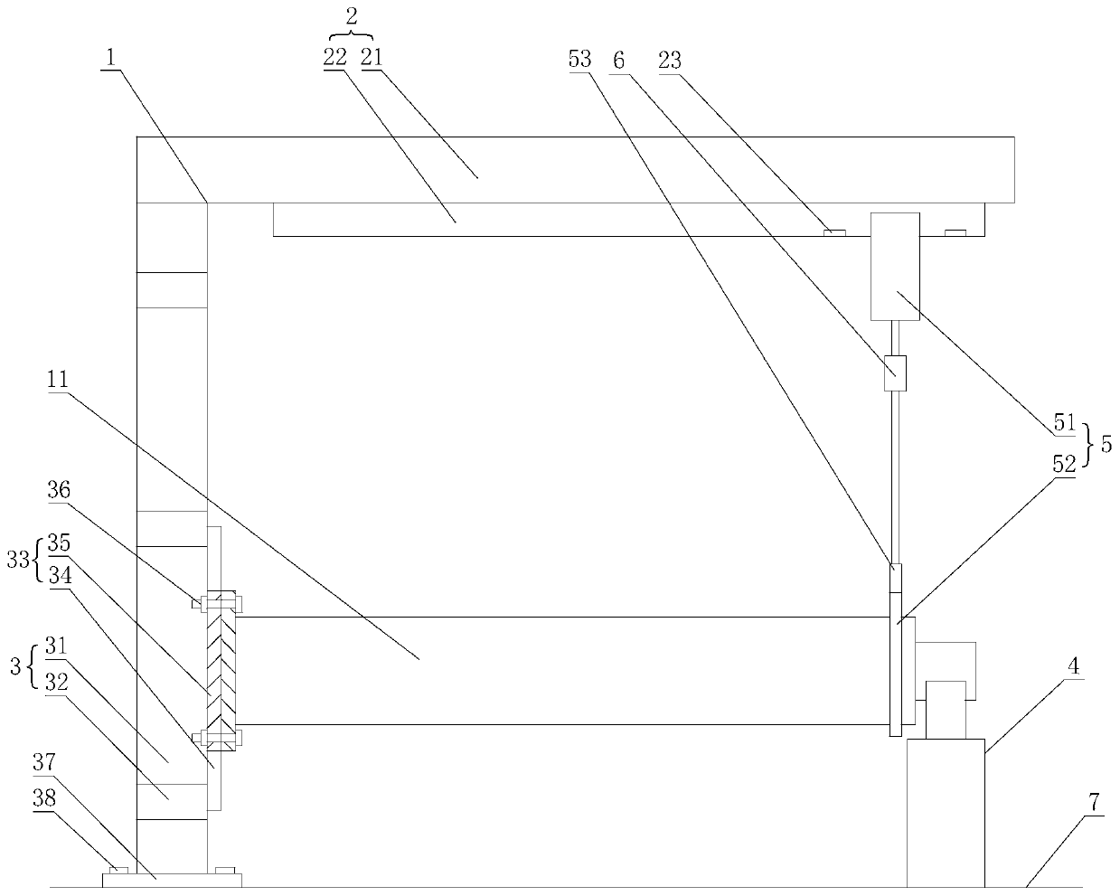 Method for testing bending fatigue resistance of 500kV windage yaw prevention jumper insulator