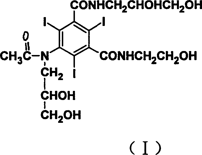 Iodine Ioxilan preparation method