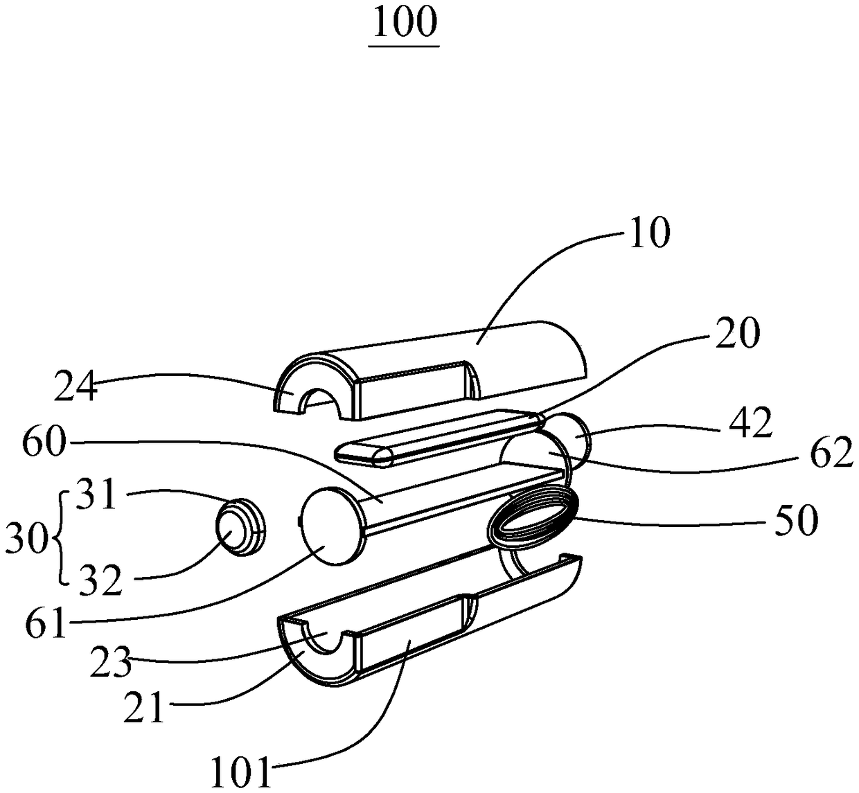 Wireless charging battery and wireless charging battery pack