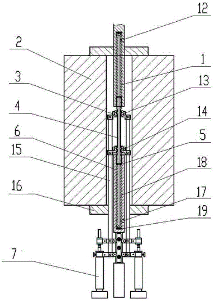 A material test method and system for realizing gas corrosion and creep under high temperature