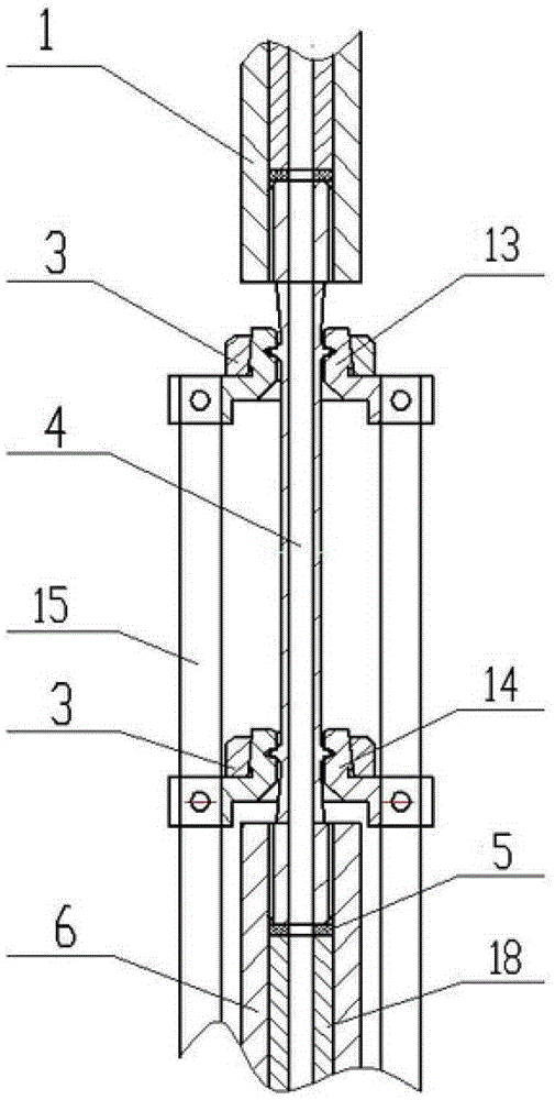 A material test method and system for realizing gas corrosion and creep under high temperature