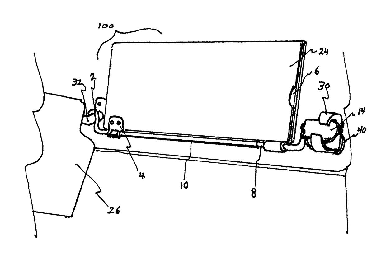 Auxiliary sun visor