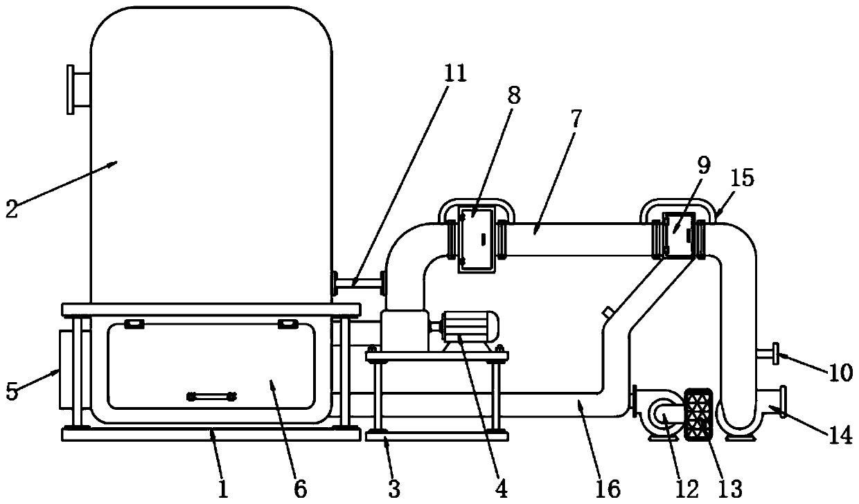 Boiler discharge flue waste heat recovery device and boiler discharge flue waste heat recovery method