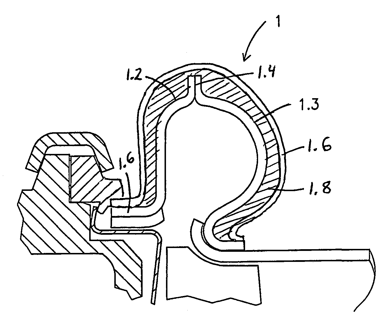 Casing assembly for the turbine of an exhaust turbochanger