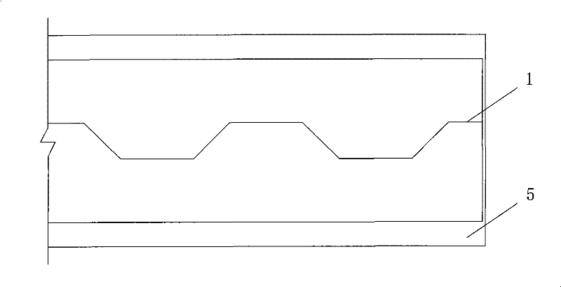 Corrugated steel ventral shield preflex composite beam and construction method thereof