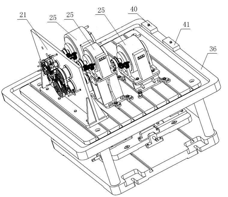 Comprehensive simulation experiment system and method for engine front-end wheel train