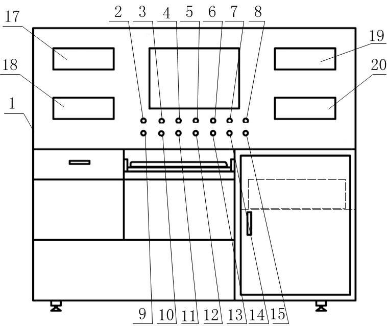 Comprehensive simulation experiment system and method for engine front-end wheel train