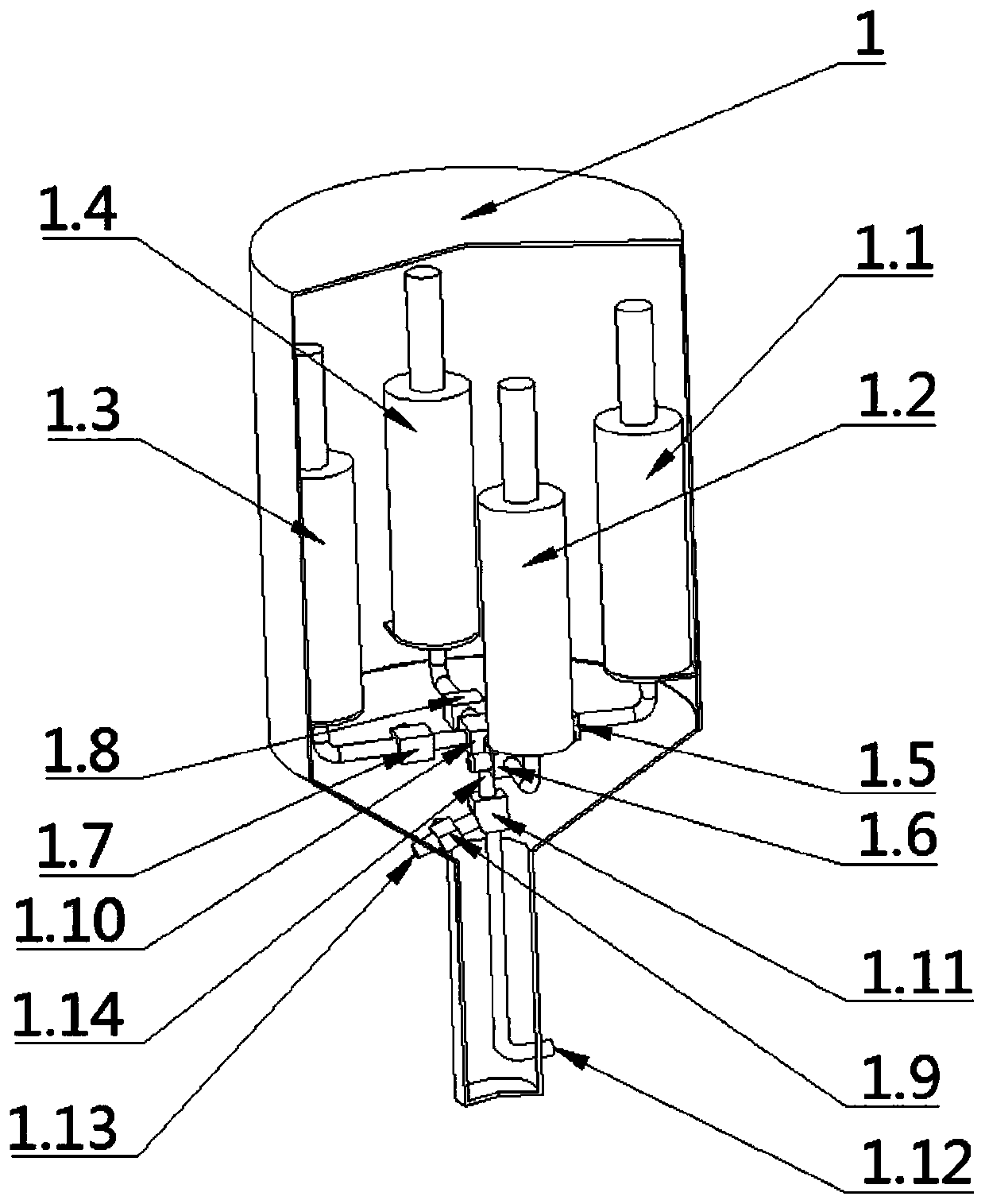 Wave energy generating device with adjustable mass of energy harvesting mechanism and control method thereof