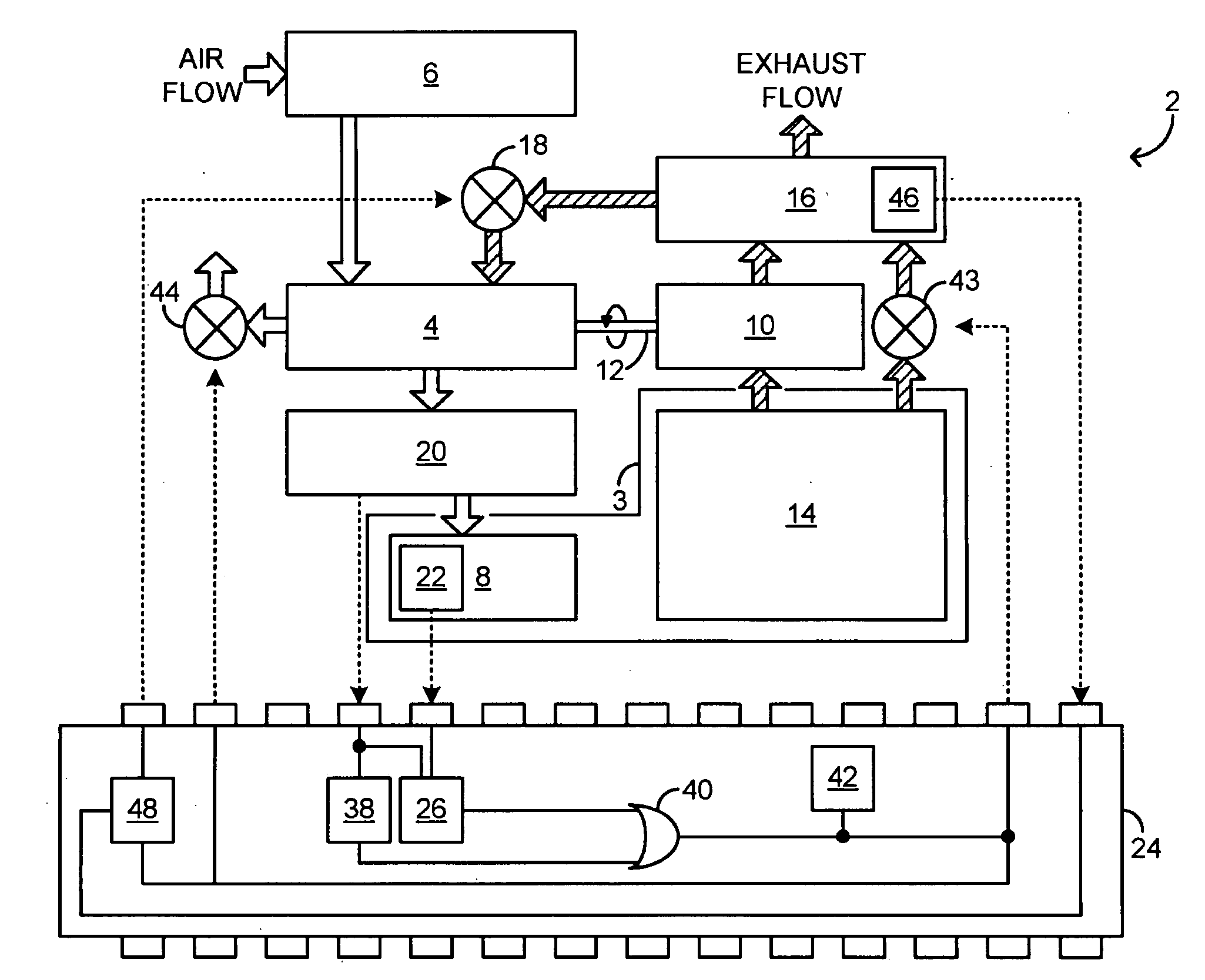 Transient compressor surge response for a turbocharged engine