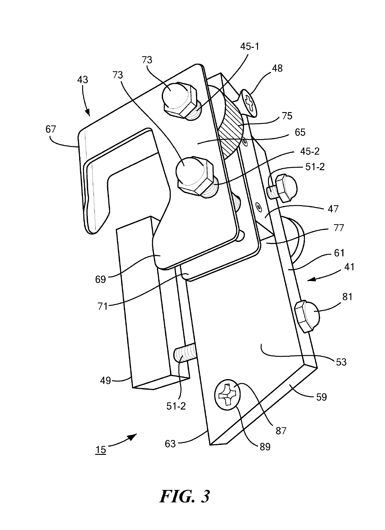 Detachable tray for a ladder