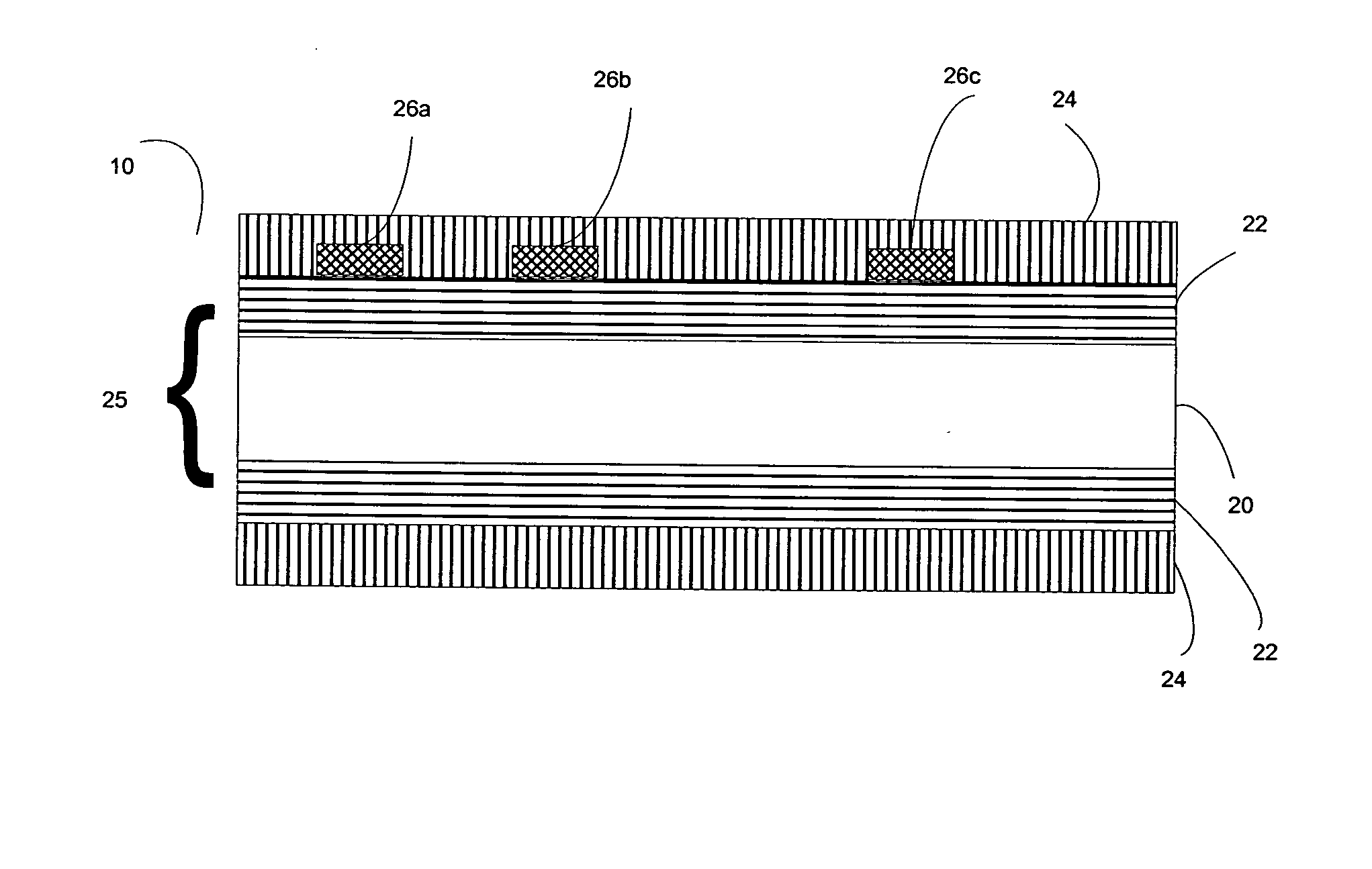 Document laminate formed from different polyester materials