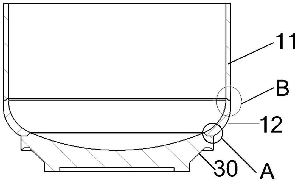 Carbon fiber bowl-shaped prefabricated body, carbon-carbon bowl body and crucible