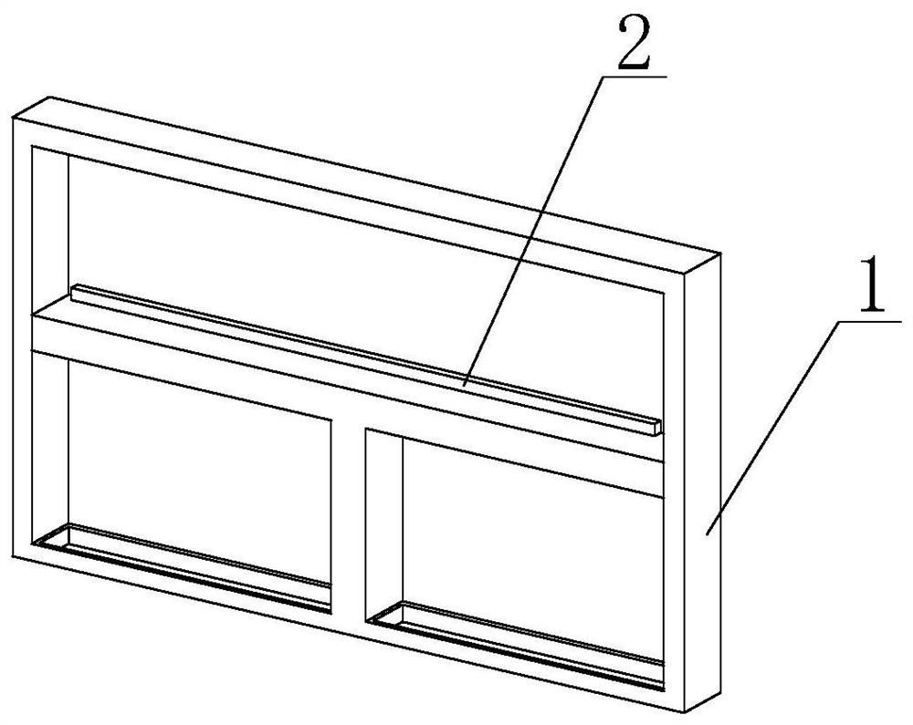 Aluminum alloy door and window with drainage mechanism