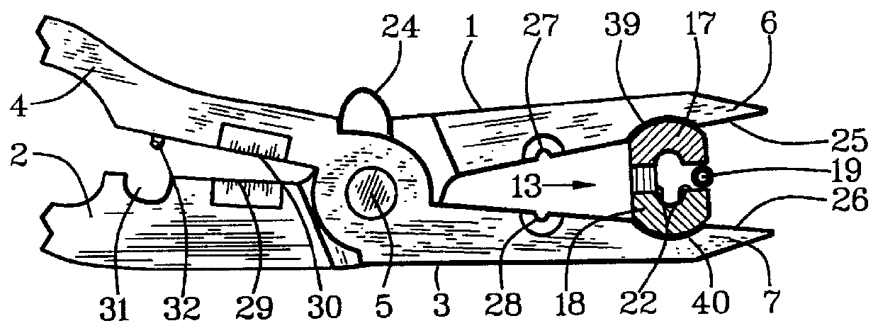 Electrical T fastener pliers and method