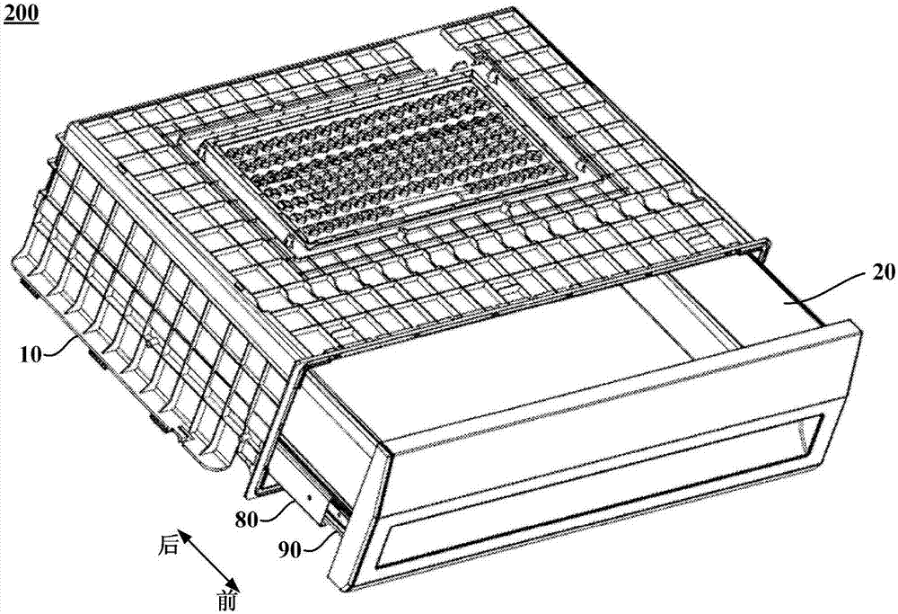 Refrigerating and freezing device and drawer assembly thereof