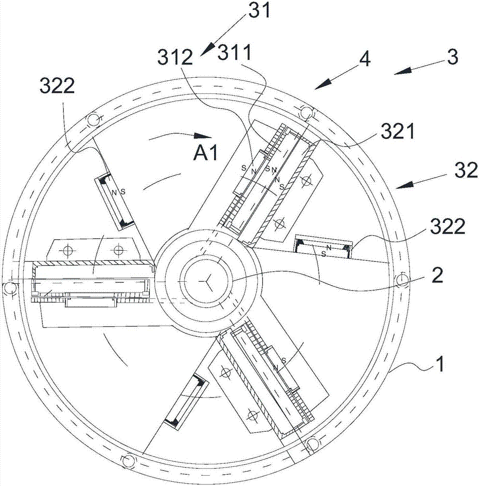 Magnetism energy storage catapulting driving wheel