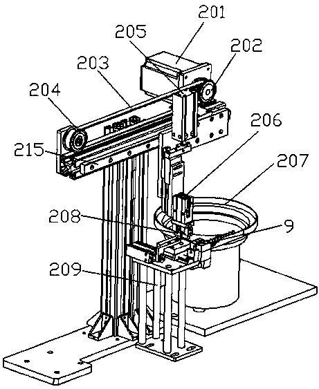 Automatic screw locking machine for cooling fin