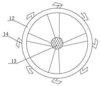 Casting waste sand treatment device