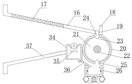 Casting waste sand treatment device