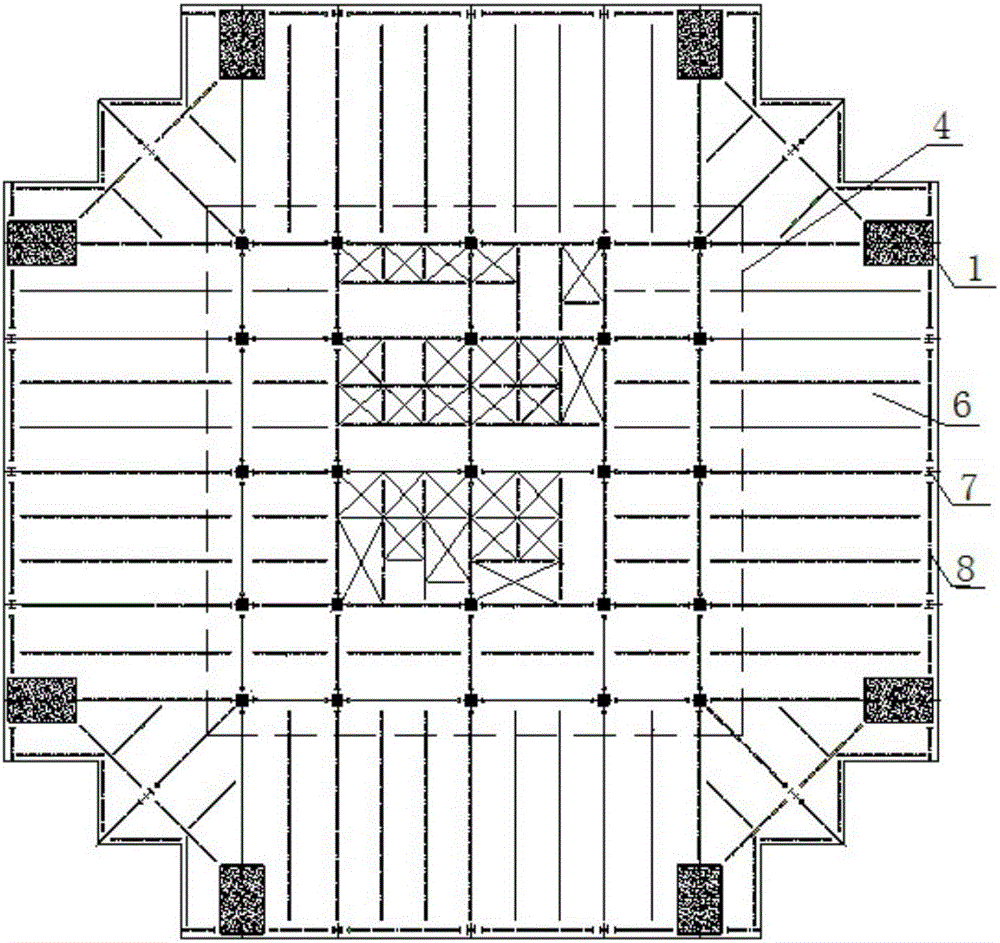 Ultrahigh and huge steel structure vibration attenuation integrated system