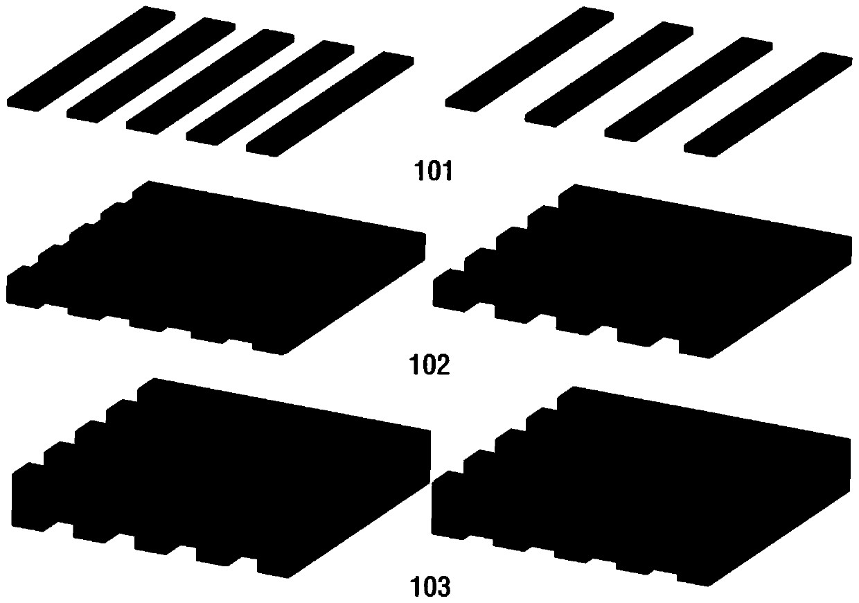 A kind of preparation method of gradient tissue engineering scaffold