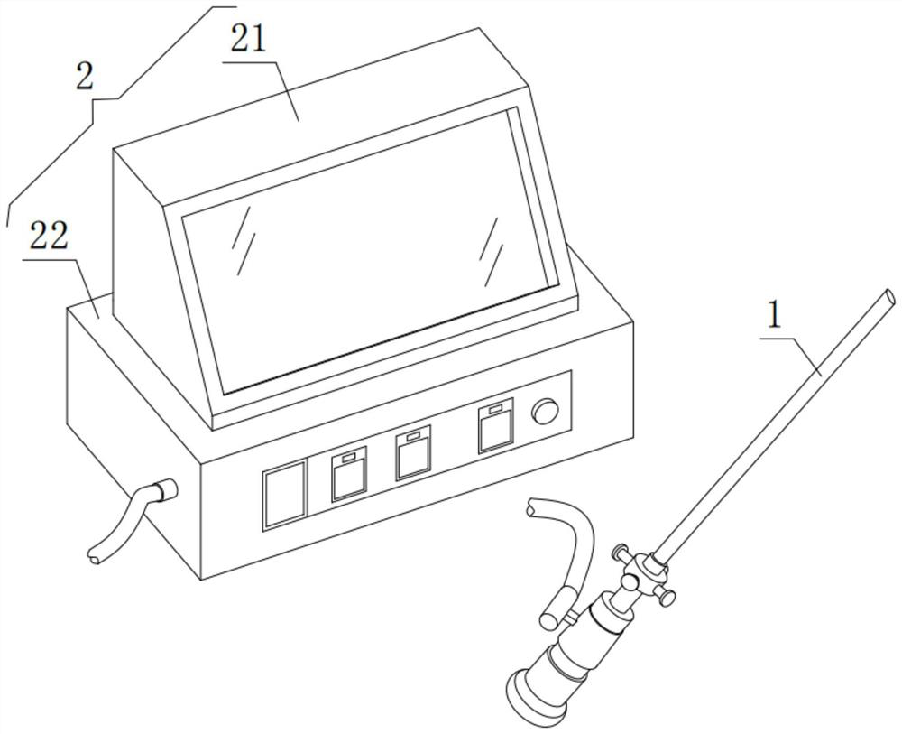 Laparoscope antifogging device of thoracic surgery operating instrument