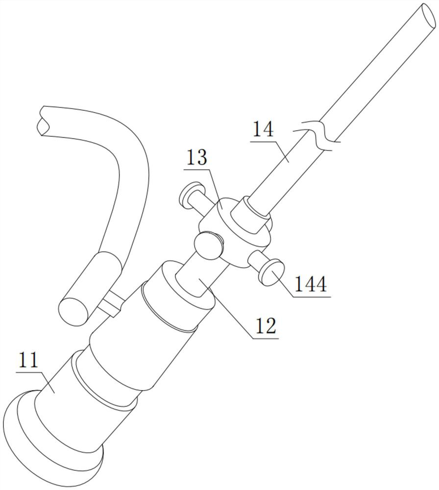 Laparoscope antifogging device of thoracic surgery operating instrument