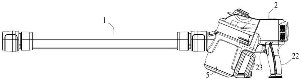 Plug-in module and vacuum cleaner with the plug-in module