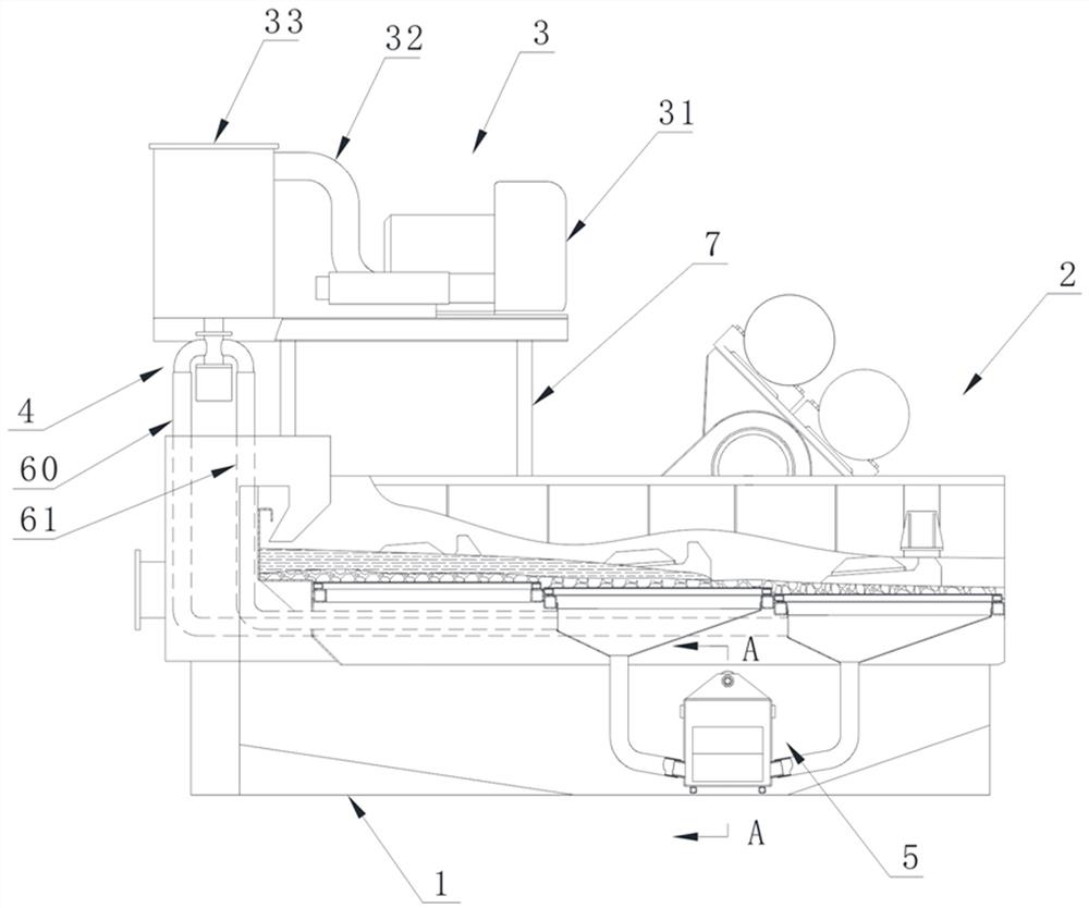 A pulsed negative pressure drilling shale shaker