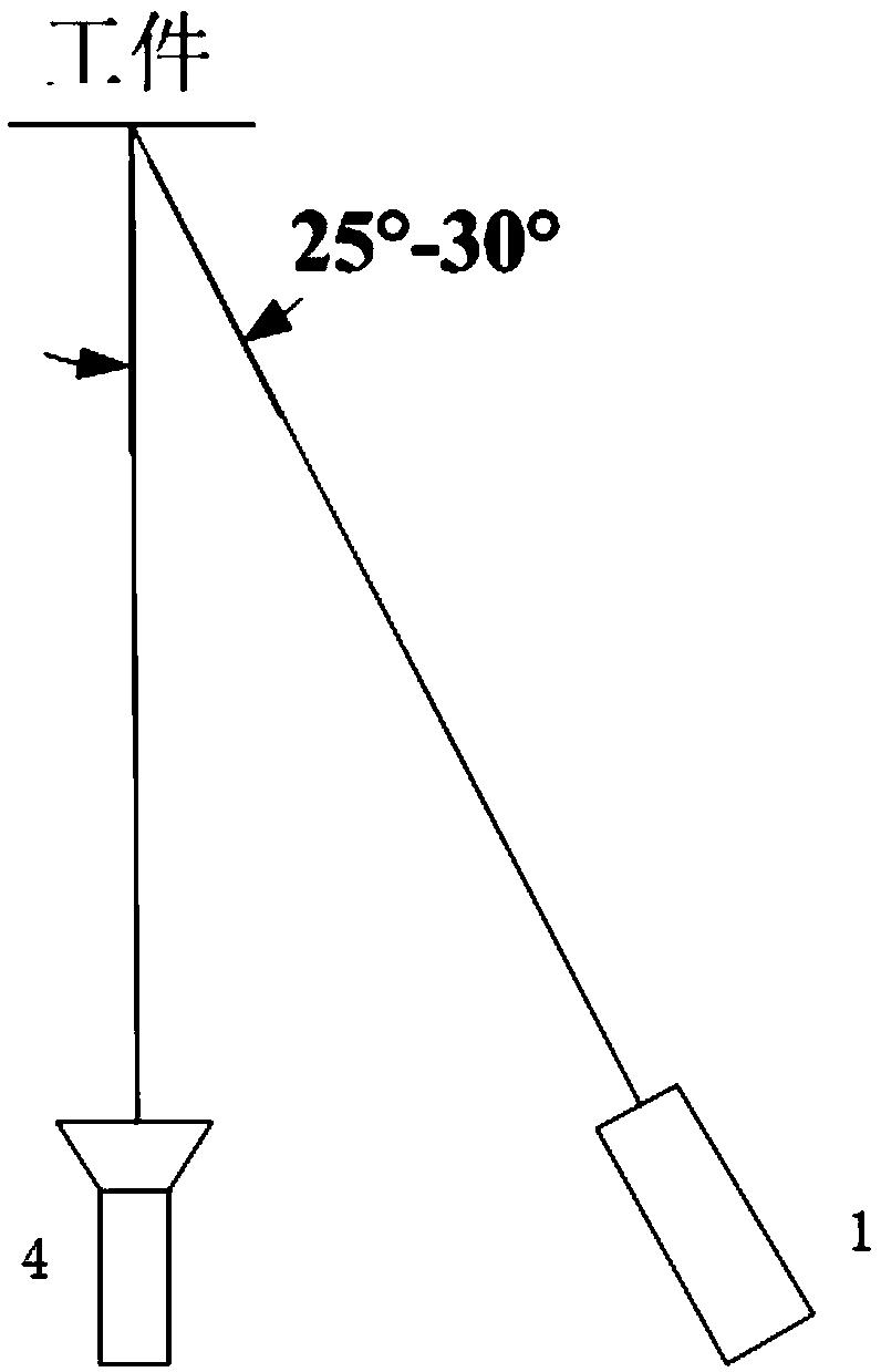 Structural light vision sensor and rapid calibration method