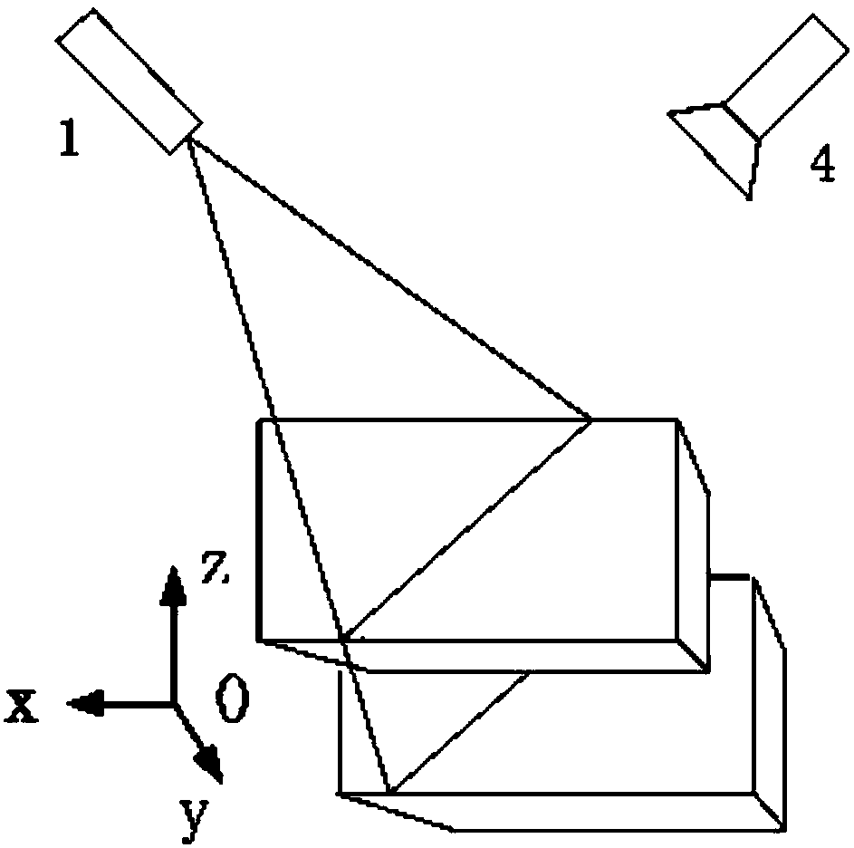 Structural light vision sensor and rapid calibration method