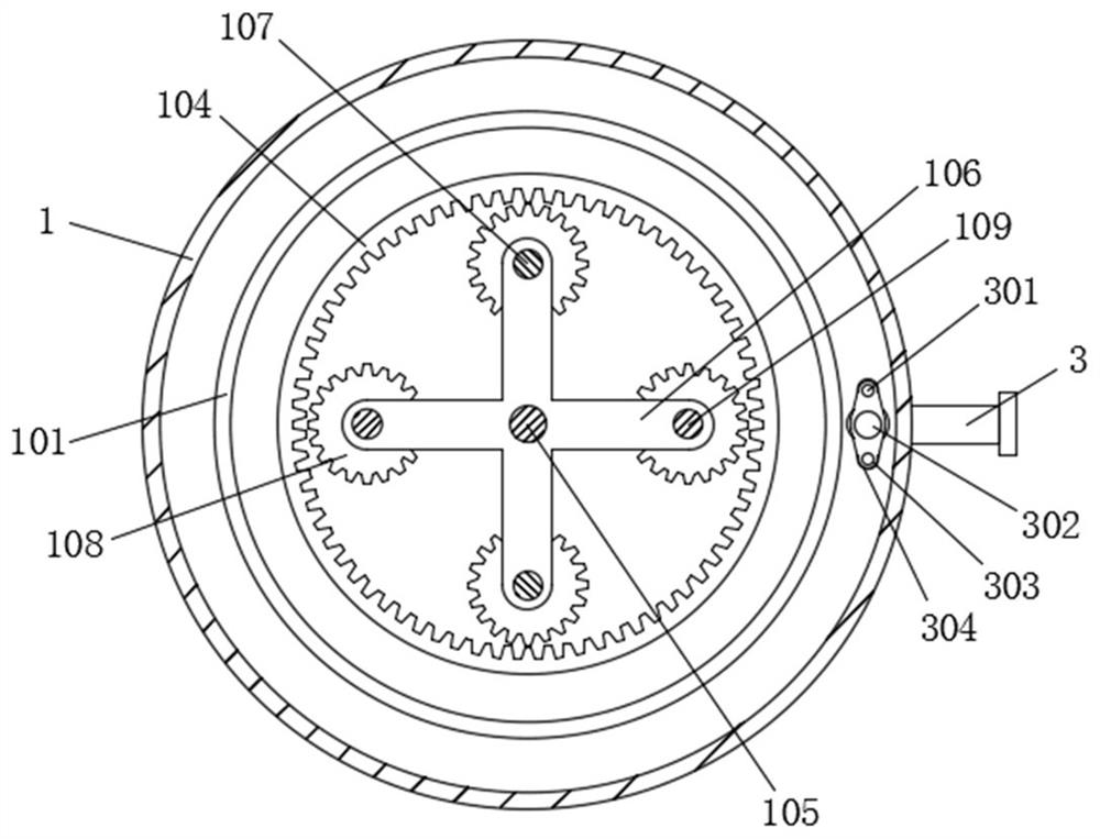 Collecting and washing treatment device for household water and operation method thereof